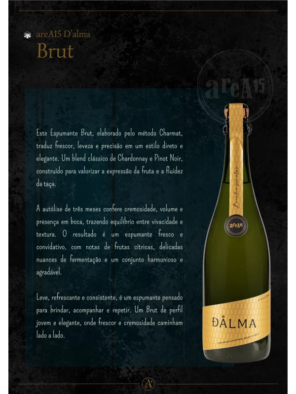 D'alma BRUT BRANCO método charmat 