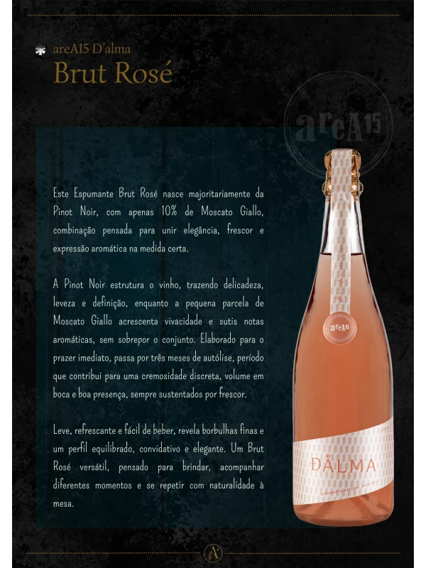 D'alma BRUT ROSÉ método charmat 