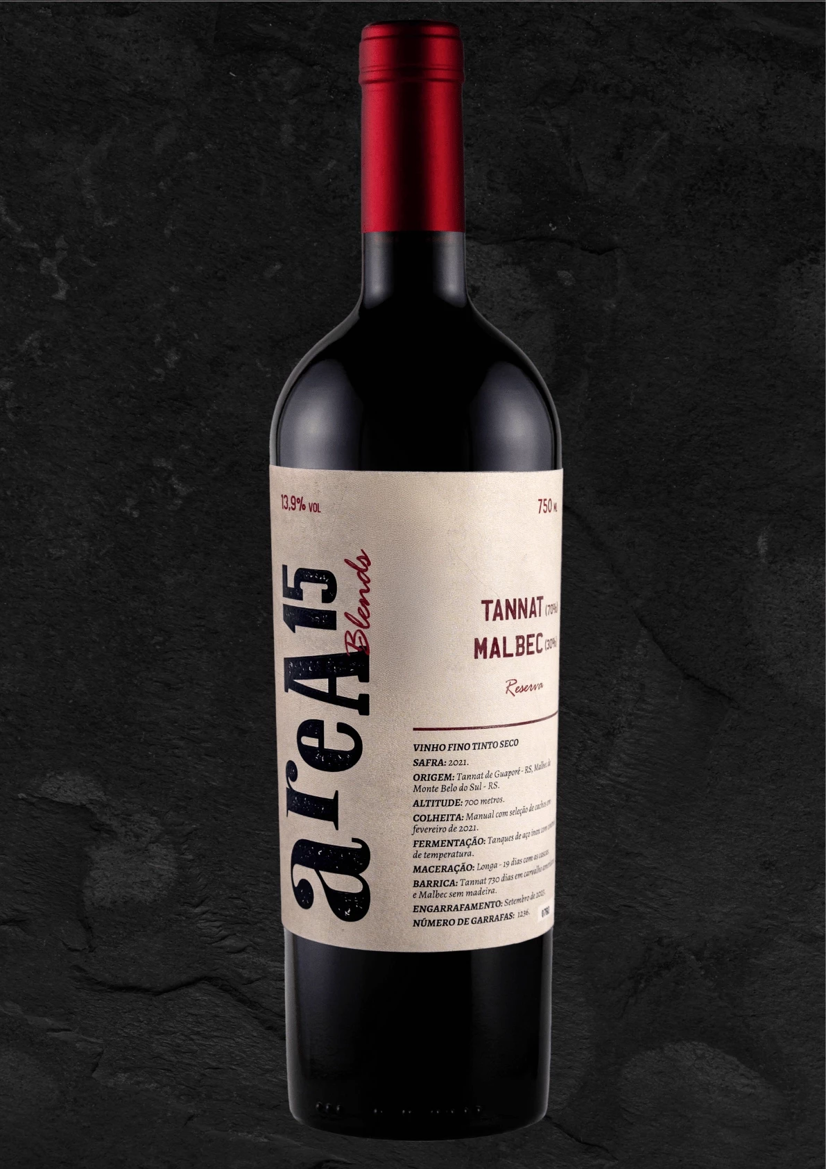 areA15 Blends TANNAT/MALBEC safra 2021 - 3⁰ coleção 