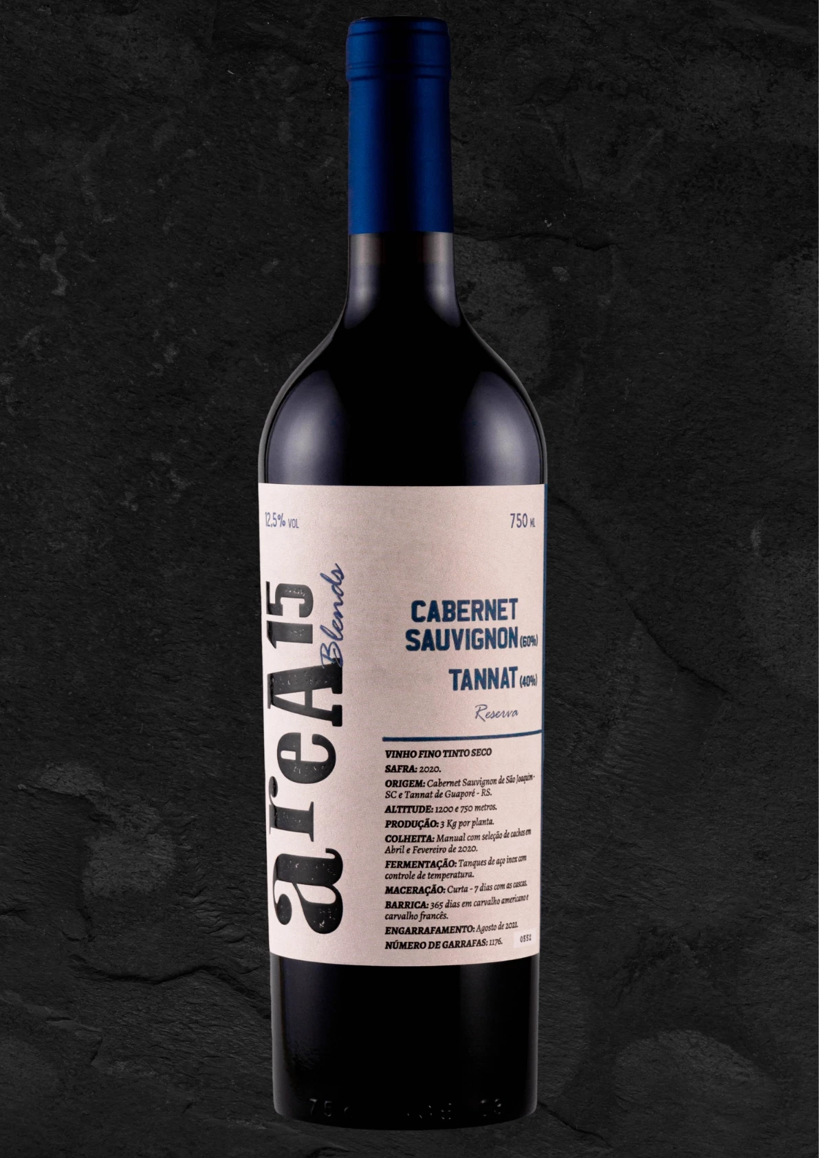 areA15 Blends CABERNET SAUVIGNON/TANNAT safra 2020 - 1⁰ coleção 